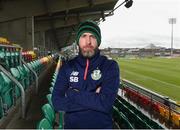 29 March 2018; Manager Stephen Bradley poses for a portrait after a Shamrock Rovers press conference at Tallaght Stadium in Tallaght, Dublin. Photo by Matt Browne/Sportsfile