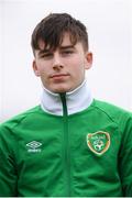 29 March 2018; Ronan Manning of Republic of Ireland prior to the Centenary Shield match between the Republic of Ireland Schools and Northern Ireland Schools at Monaghan United FC in Gortakeegan, Monaghan. Photo by Stephen McCarthy/Sportsfile