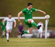 29 March 2018; Cian Murphy of Republic of Ireland during the Centenary Shield match between the Republic of Ireland Schools and Northern Ireland Schools at Monaghan United FC in Gortakeegan, Monaghan. Photo by Stephen McCarthy/Sportsfile