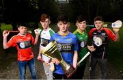 29 March 2018; In attendance, from left, Conor Ryan of West Cork, TJ Murphy of Limerick Sarsfields, Cormac Murphy of Clare Blues, Ruarí O'Sullivan of Kelly and Graham Carrick of North Cork at the launch of the Bank of Ireland Celtic Challenge 2018 at Iveagh Gardens in Dublin. Photo by David Fitzgerald/Sportsfile