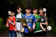 29 March 2018; In attendance, from left, Conor Ryan of West Cork, TJ Murphy of Limerick Sarsfields, Cormac Murphy of Clare Blues, Ruarí O'Sullivan of Kelly and Graham Carrick of North Cork at the launch of the Bank of Ireland Celtic Challenge 2018 at Iveagh Gardens in Dublin. Photo by David Fitzgerald/Sportsfile