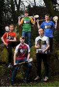 29 March 2018; In attendance, from left, Jake Somers of Carlow, Pearse Weir-Norris of Westmeath, Ruairí Coulter of Meath, Eden O'Reilly of Kildare and Conor Connolly of Wicklow at the launch of the Bank of Ireland Celtic Challenge 2018 at Iveagh Gardens in Dublin. Photo by David Fitzgerald/Sportsfile