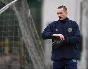 29 March 2018; Republic of Ireland goalkeeping coach Conor Foley during the Centenary Shield match between the Republic of Ireland Schools and Northern Ireland Schools at Monaghan United FC in Gortakeegan, Monaghan. Photo by Stephen McCarthy/Sportsfile