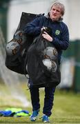 29 March 2018; Republic of Ireland performance analyst Ollie Horgan during the Centenary Shield match between the Republic of Ireland Schools and Northern Ireland Schools at Monaghan United FC in Gortakeegan, Monaghan. Photo by Stephen McCarthy/Sportsfile