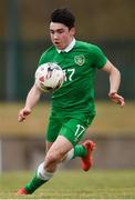 29 March 2018; Liam Kerrigan of Republic of Ireland during the Centenary Shield match between the Republic of Ireland Schools and Northern Ireland Schools at Monaghan United FC in Gortakeegan, Monaghan. Photo by Stephen McCarthy/Sportsfile