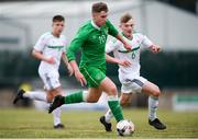 29 March 2018; Jake Walker of Republic of Ireland during the Centenary Shield match between the Republic of Ireland Schools and Northern Ireland Schools at Monaghan United FC in Gortakeegan, Monaghan. Photo by Stephen McCarthy/Sportsfile