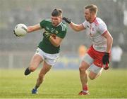 25 March 2018; Kevin McCarthy of Kerry in action against Frank Burns of Tyrone during the Allianz Football League Division 1 Round 7 match between Tyrone and Kerry at Healy Park in Omagh, Tyrone. Photo by Brendan Moran/Sportsfile