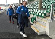 30 March 2018; Waterford FC manager Alan Reynolds arrives prior to the SSE Airtricity League Premier Division match between Limerick and Waterford at Market's Field in Limerick. Photo by Matt Browne/Sportsfile