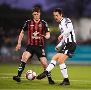 30 March 2018; Krisztian Adorjan of Dundalk in action against Ian Morris of Bohemians during the SSE Airtricity League Premier Division match between Dundalk and Bohemians at Oriel Park in Louth. Photo by Stephen McCarthy/Sportsfile