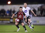 30 March 2018; Paddy Kavanagh of Bohemians in action against Chris Shields of Dundalk during the SSE Airtricity League Premier Division match between Dundalk and Bohemians at Oriel Park in Louth. Photo by Stephen McCarthy/Sportsfile