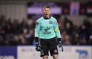 30 March 2018; Bohemians goalkeeper Shane Supple reacts during the SSE Airtricity League Premier Division match between Dundalk and Bohemians at Oriel Park in Louth. Photo by Stephen McCarthy/Sportsfile
