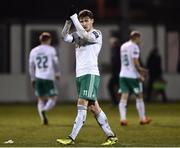 30 March 2018; Kieran Sadlier of Cork City following his side's victory during the SSE Airtricity League Premier Division match between Bray Wanderers and Cork City at the Carlisle Grounds in Wicklow. Photo by Seb Daly/Sportsfile