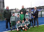 30 March 2018; Greystones RFC with Leinster Rugby President Niall Rynne during the British & Irish Cup Quarter-Final match between Leinster A and Munster A at Energia Park in Donnybrook, Dublin. Photo by Ramsey Cardy/Sportsfile