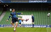 31 March 2018; Joey Carbery during the Leinster Rugby captain's run at the Aviva Stadium in Dublin. Photo by Ramsey Cardy/Sportsfile