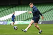 31 March 2018; Garry Ringrose during the Leinster Rugby captain's run at the Aviva Stadium in Dublin. Photo by Ramsey Cardy/Sportsfile