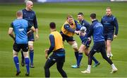 31 March 2018; Ross Molony and Rob Kearney during the Leinster Rugby captain's run at the Aviva Stadium in Dublin. Photo by Ramsey Cardy/Sportsfile