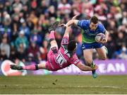 31 March 2018; Matt Healy of Connacht is tackled by Tom Marshall of Gloucester during the European Rugby Challenge Cup Quarter-Final match between Connacht and Gloucester at the Sportsground in Galway. Photo by Seb Daly/Sportsfile