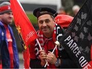 31 March 2018; A Toulon supporter makes their way to the stadium prior to the European Rugby Champions Cup quarter-final match between Munster and RC Toulon at Thomond Park in Limerick. Photo by Ray McManus/Sportsfile