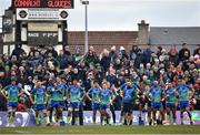 31 March 2018; Connacht players during a break in play during the European Rugby Challenge Cup Quarter-Final match between Connacht and Gloucester at the Sportsground in Galway. Photo by Seb Daly/Sportsfile