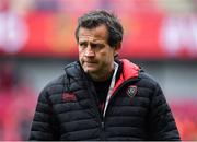 31 March 2018; RC Toulon head coach Fabien Galthié prior to European Rugby Champions Cup quarter-final match between Munster and RC Toulon at Thomond Park in Limerick. Photo by Brendan Moran/Sportsfile