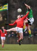 31 March 2018; Bevan Duffy and Gerard McSorley of Louth in action against Shane McEntee of Meath during the Allianz Football League Roinn 2 Round 6 match between Louth and Meath at the Gaelic Grounds in Drogheda, Co Louth. Photo by Ramsey Cardy/Sportsfile