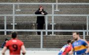 31 March 2018; Down Manager Eamon Burns watching the game from the terraces during the Allianz Football League Roinn 2 Round 6 match between Down and Tipperary at Páirc Esler in Newry, Co Down. Photo by Oliver McVeigh/Sportsfile