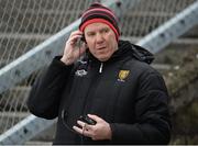 31 March 2018; Down manager Eamon Burns during the Allianz Football League Roinn 2 Round 6 match between Down and Tipperary at Páirc Esler in Newry, Co Down. Photo by Oliver McVeigh/Sportsfile