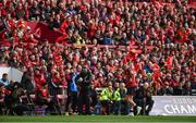 31 March 2018; Simon Zebo of Munster leaves the pitch after picking up an injury during the European Rugby Champions Cup quarter-final match between Munster and RC Toulon at Thomond Park in Limerick. Photo by Diarmuid Greene/Sportsfile