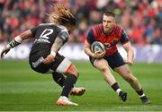31 March 2018; Rory Scannell of Munster in action against Ma'a Nonu of RC Toulon during the European Rugby Champions Cup quarter-final match between Munster and RC Toulon at Thomond Park in Limerick. Photo by Brendan Moran/Sportsfile