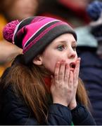 31 March 2018; A Carlow fan watches the final moments during the Allianz Football League Division 4 Final match between Carlow and Laois at Croke Park in Dublin. Photo by David Fitzgerald/Sportsfile