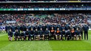 31 March 2018; The Armagh squad prior to the Allianz Football League Division 3 Final match between Armagh and Fermanagh at Croke Park in Dublin. Photo by David Fitzgerald/Sportsfile