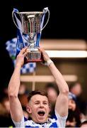 31 March 2018; Laois captain Stephen Attride lifts the cup after the Allianz Football League Division 4 Final match between Carlow and Laois at Croke Park in Dublin. Photo by Piaras Ó Mídheach/Sportsfile