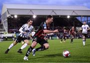 30 March 2018; Paddy Kavanagh of Bohemians gets away from Krisztian Adorjan of Dundalk during the SSE Airtricity League Premier Division match between Dundalk and Bohemians at Oriel Park in Louth. Photo by Stephen McCarthy/Sportsfile