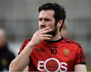 31 March 2018; Kevin McKernan of Down dejected after the Allianz Football League Roinn 2 Round 6 match between Down and Tipperary at Páirc Esler in Newry, Co Down. Photo by Oliver McVeigh/Sportsfile