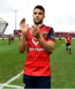 31 March 2018; Conor Murray of Munster celebrates after the European Rugby Champions Cup quarter-final match between Munster and RC Toulon at Thomond Park in Limerick. Photo by Brendan Moran/Sportsfile