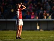 31 March 2018; A dejected Eoin Lawless of Presentation College after the Masita GAA All Ireland Post Primary Schools Croke Cup Final match between Presentation College and St Kieran's College at Semple Stadium in Thurles, Co Tipperary. Photo by Eóin Noonan/Sportsfile