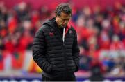 31 March 2018; RC Toulon head coach Fabien Galthié prior to the European Rugby Champions Cup quarter-final match between Munster and RC Toulon at Thomond Park in Limerick. Photo by Brendan Moran/Sportsfile