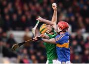 31 March 2018; Dan Morrissey of Limerick in action against Billy McCarthy of Tipperary during the Allianz Hurling League Division 1 semi-final match between Tipperary and Limerick at Semple Stadium in Thurles, Tipperary. Photo by Stephen McCarthy/Sportsfile