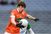 31 March 2018; Andrew Murnin of Armagh in action against Patrick Cadden of Fermanagh during the Allianz Football League Division 3 Final match between Armagh and Fermanagh at Croke Park in Dublin. Photo by Piaras Ó Mídheach/Sportsfile