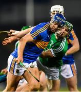 31 March 2018; Jason Forde of Tipperary in action against Sean Finn of Limerick during the Allianz Hurling League Division 1 semi-final match between Tipperary and Limerick at Semple Stadium in Thurles, Co Tipperary. Photo by Eóin Noonan/Sportsfile