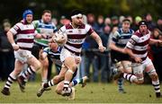 31 March 2018; Pino Moise of Tullow in action against Gorey during the Bank of Ireland Provincial Towns Cup Round 3 match between Gorey and Tullow at Gorey RFC in Wexford. Photo by Matt Browne/Sportsfile