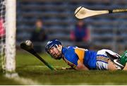 31 March 2018; Jason Forde of Tipperary shoots to score his side's second goal during the Allianz Hurling League Division 1 semi-final match between Tipperary and Limerick at Semple Stadium in Thurles, Tipperary. Photo by Stephen McCarthy/Sportsfile