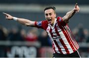 30 March 2018; Aaron McEneff of Derry City during the SSE Airtricity League Premier Division match between Derry City and St Patrick's Athletic at the Brandywell Stadium in Derry. Photo by Oliver McVeigh/Sportsfile