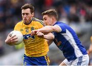1 April 2018; Conor Devaney of Roscommon in action against Killian Clarke of Cavan during the Allianz Football League Division 2 Final match between Cavan and Roscommon at Croke Park in Dublin. Photo by Stephen McCarthy/Sportsfile