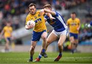 1 April 2018; Conor Devaney of Roscommon in action against Killian Clarke of Cavan during the Allianz Football League Division 2 Final match between Cavan and Roscommon at Croke Park in Dublin. Photo by Stephen McCarthy/Sportsfile