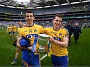 1 April 2018; Ciaran Lennon, left, and Fergal Lennon of Roscommon following the Allianz Football League Division 2 Final match between Cavan and Roscommon at Croke Park in Dublin. Photo by Stephen McCarthy/Sportsfile