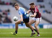 1 April 2018; Paul Mannion of Dublin in action against Eoghan Kerin of Galway during the Allianz Football League Division 1 Final match between Dublin and Galway at Croke Park in Dublin. Photo by Stephen McCarthy/Sportsfile
