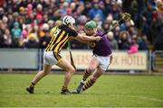 1 April 2018; Conor McDonald of Wexford in action against Padraig Walsh of Kilkenny during the Allianz Hurling League Division 1 semi-final match between Wexford and Kilkenny at Innovate Wexford Park in Wexford. Photo by Matt Browne/Sportsfile