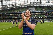 1 April 2018; James Lowe of Leinster following the European Rugby Champions Cup quarter-final match between Leinster and Saracens at the Aviva Stadium in Dublin. Photo by Ramsey Cardy/Sportsfile
