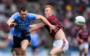 1 April 2018; Dean Rock of Dublin in action against Declan Kyne of Galway during the Allianz Football League Division 1 Final match between Dublin and Galway at Croke Park in Dublin. Photo by Stephen McCarthy/Sportsfile